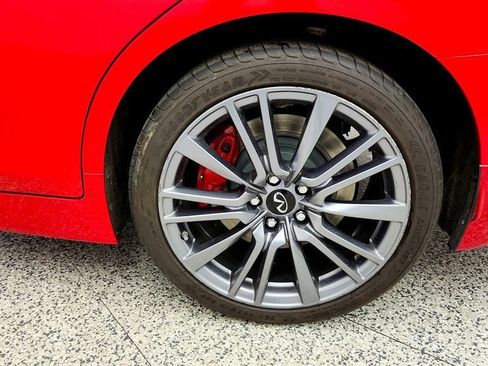 Used 2022 INFINITI Q50 Red Sport 400 w/ Carbon Fiber Package AWD/4WD image 9