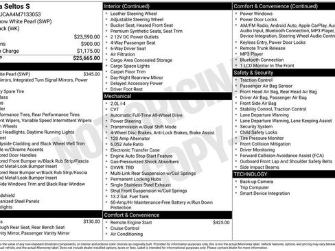 Used 2021 Kia Seltos S image 37