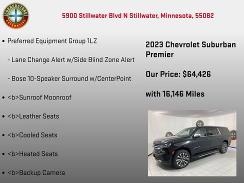 Used 2023 Chevrolet Suburban Premier AWD/4WD image 25
