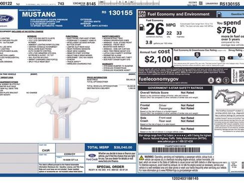 Used 2024 Ford Mustang Premium RWD image 5