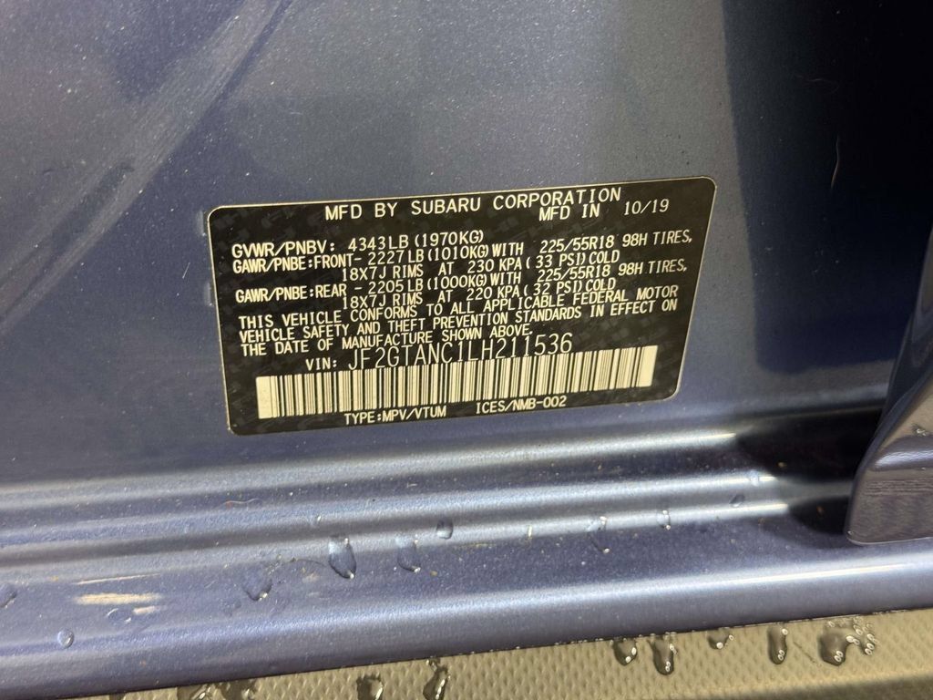 Used 2020 Subaru Crosstrek 2.0i Limited w/ Moonroof Package w/Navigation AWD/4WD image 16