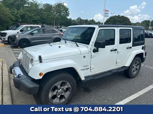 Used 2018 Jeep Wrangler Unlimited Sahara w/ Connectivity Group AWD/4WD image 1