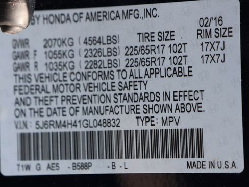 Used 2016 Honda CR-V SE image 16