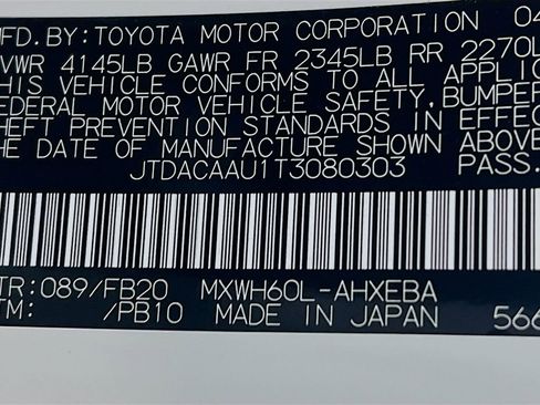 New 2026 Toyota Prius LE FWD image 26