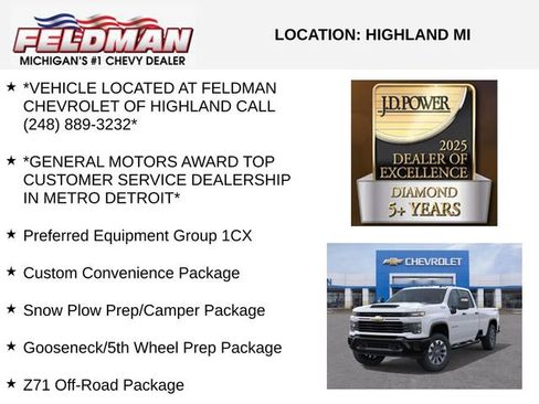 New 2026 Chevrolet Silverado 2500 Custom w/ Custom Convenience Package AWD/4WD image 3