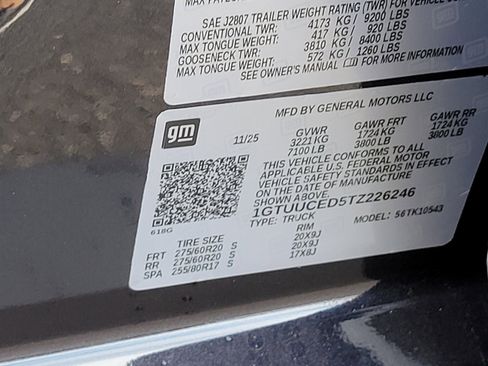 New 2026 GMC Sierra 1500 Elevation w/ Preferred Package image 12