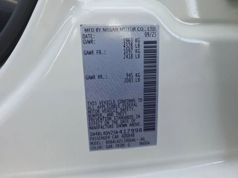 New 2025 Nissan Altima 2.5 SV w/ SV Special Edition Package image 16