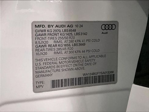 Certified 2025 Audi Q6 e-tron Premium Plus w/ Premium Plus AWD/4WD image 34