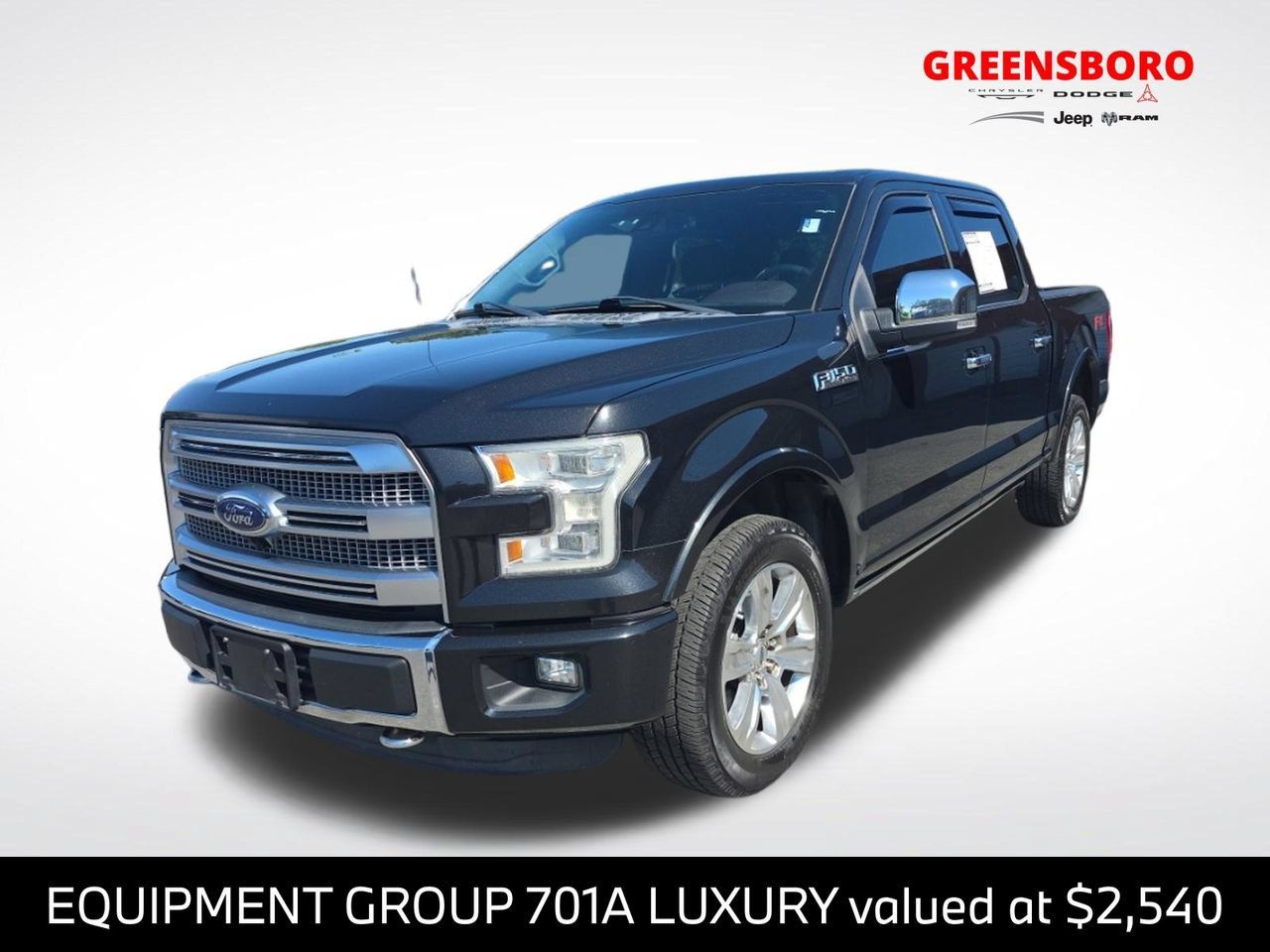 Used 2015 Ford F150 Platinum w/ Equipment Group 701A Luxury AWD/4WD 360° Tour