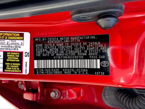 Used 2019 Toyota Camry SE w/ Convenience Package image 36