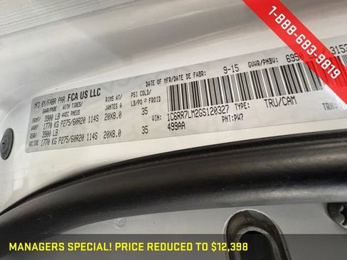 Used 2016 RAM 1500 Classic SLT w/ SLT Plus D￩cor Group image 29