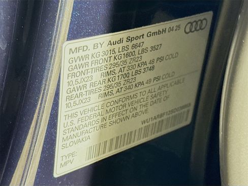 New 2025 Audi RS Q8 performance image 33