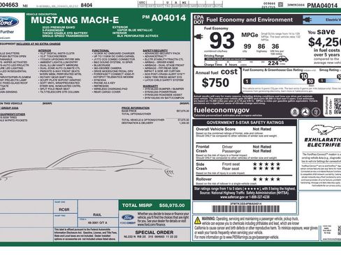 Certified 2023 Ford Mustang Mach-E Premium AWD/4WD image 35
