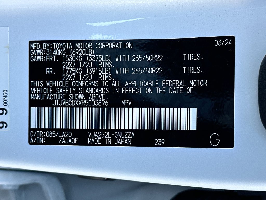 Used 2024 Lexus GX 550 w/ Accessory Package (Z1) AWD/4WD image 34