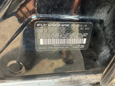 Used 2024 Mitsubishi Mirage ES FWD image 26