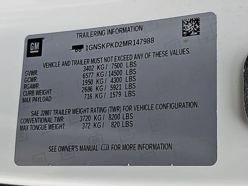 Certified 2021 Chevrolet Tahoe Z71 w/ Z71 Signature Package AWD/4WD image 44