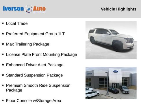 Used 2018 Chevrolet Suburban LT w/ Max Trailering Package AWD/4WD image 2