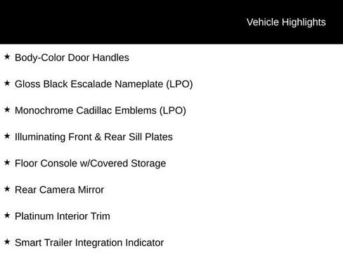 Used 2023 Cadillac Escalade Sport Platinum w/ LPO, ONYX Package image 7