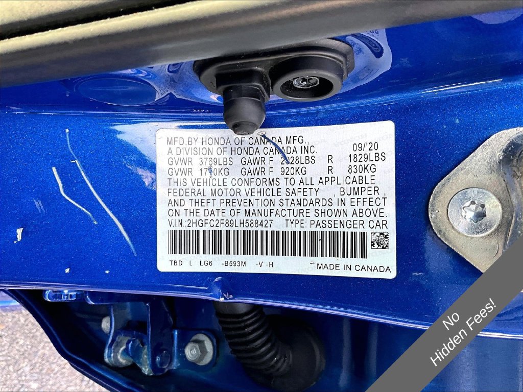 Used 2020 Honda Civic Sport image 27