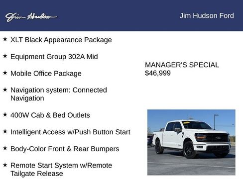 Certified 2024 Ford F150 XLT w/ Equipment Group 302A MID image 12