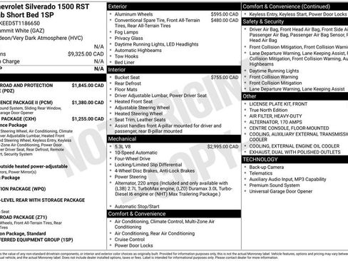 New 2026 Chevrolet Silverado 1500 RST AWD/4WD image 17