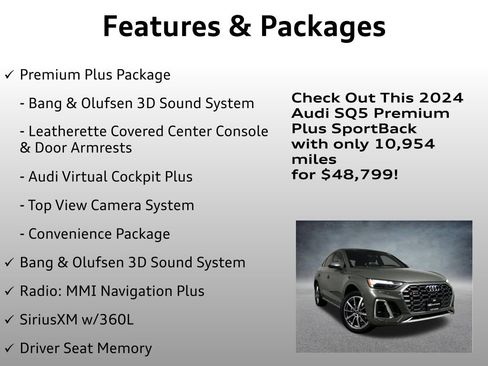 Used 2024 Audi SQ5 Premium Plus w/ Premium Plus Package image 16