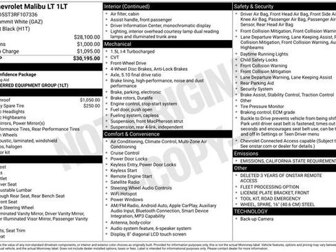 Certified 2024 Chevrolet Malibu LT image 2