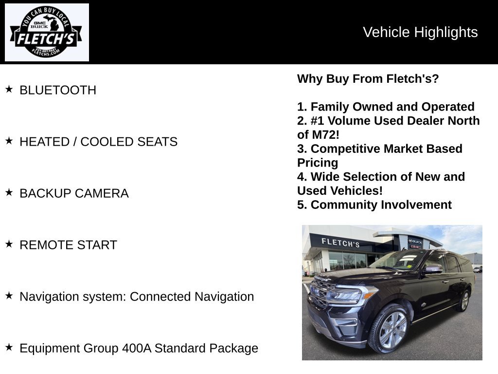 Used 2022 Ford Expedition Max King Ranch AWD/4WD image 2