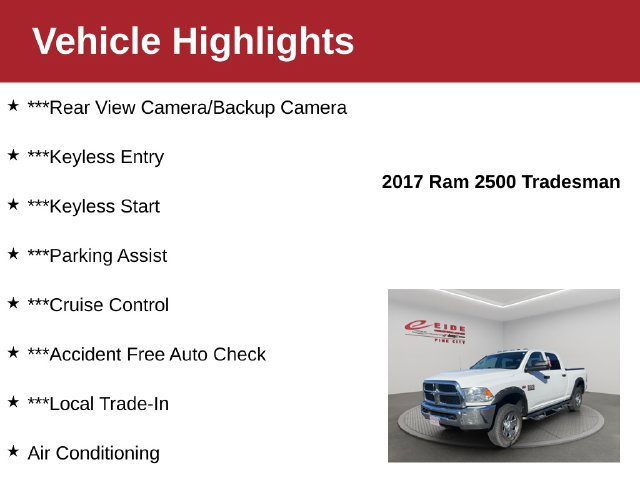 Used 2017 RAM 2500 Tradesman w/ Chrome Appearance Group AWD/4WD image 4