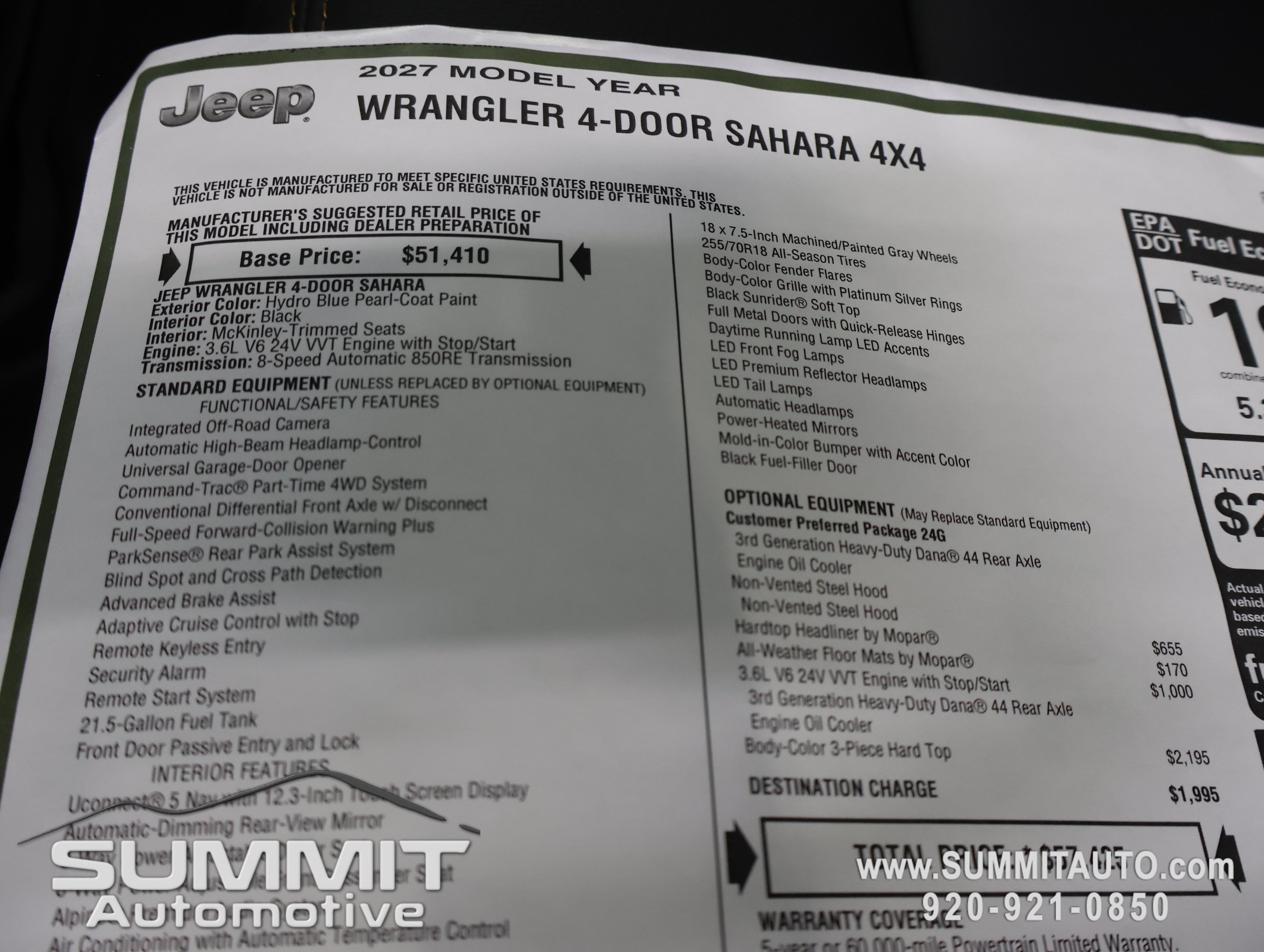 New 2027 Jeep Wrangler Unlimited Sahara AWD/4WD image 35