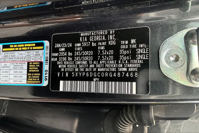 Certified 2024 Kia Telluride S w/ S Sunroof Package AWD/4WD image 19