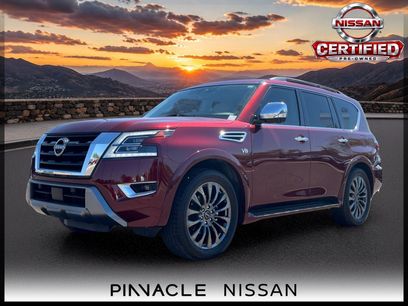 Certified 2022 Nissan Armada Platinum w/ Captain's Chairs Package