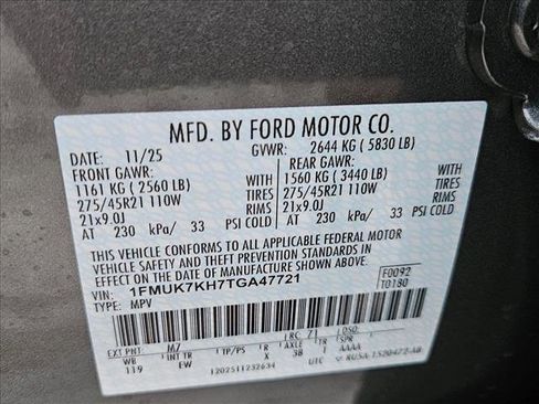 New 2026 Ford Explorer ST-Line w/ ST-Line Street Pack image 18