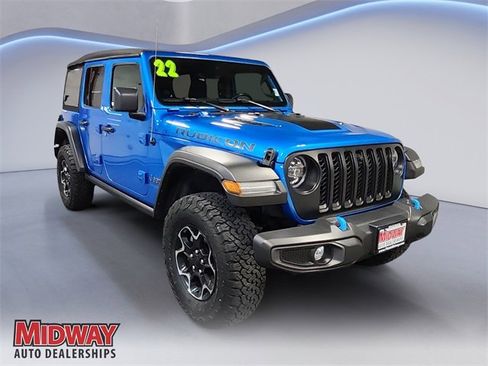 Used 2022 Jeep Wrangler Unlimited Rubicon 4xe w/ Safety Group image 7