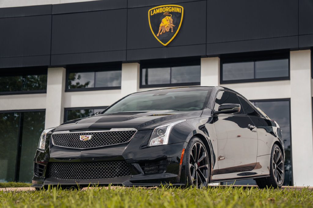 Used 2017 Cadillac ATS V w/ Carbon Black Package RWD image 1