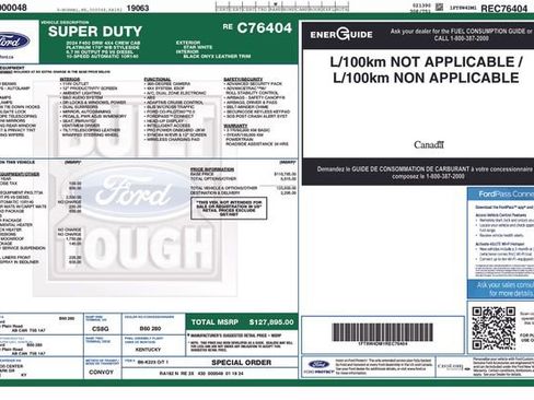 Used 2024 Ford F450 Platinum w/ FX4 Off-Road Package image 5