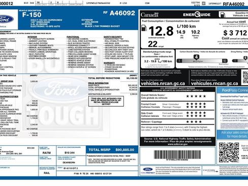 Used 2024 Ford F150 Lariat w/ Equipment Group 502A High AWD/4WD image 3