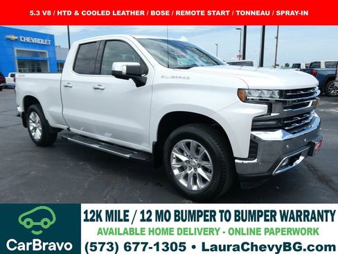 Certified 2019 Chevrolet Silverado 1500 LTZ w/ LTZ Plus Package AWD/4WD image 1