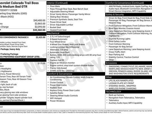 New 2026 Chevrolet Colorado Trail Boss image 42