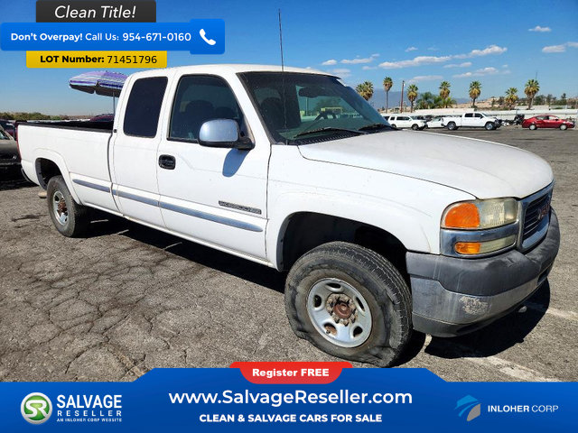 Used 2002 GMC Sierra 2500 2WD Extended Cab HD image 5