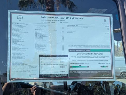 New 2026 Mercedes-Benz Sprinter 2500 image 11