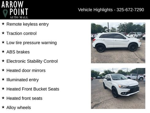 Used 2018 Mitsubishi Outlander Sport LE FWD image 9