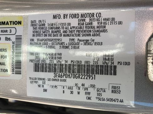 Used 2016 Ford Fusion SE image 39