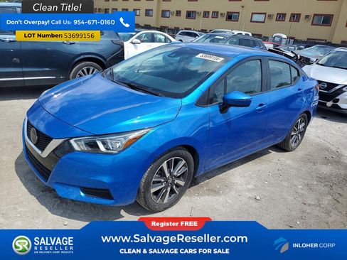 Used 2021 Nissan Versa SV FWD image 1