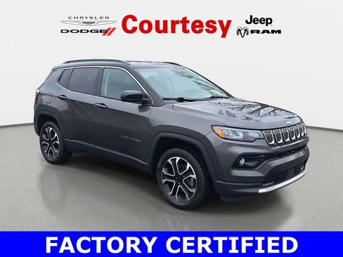 Certified 2022 Jeep Compass Limited AWD/4WD image 1