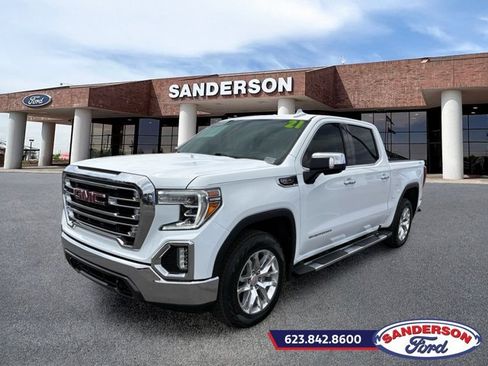 Used 2021 GMC Sierra 1500 SLT w/ Max Trailering Package AWD/4WD image 7