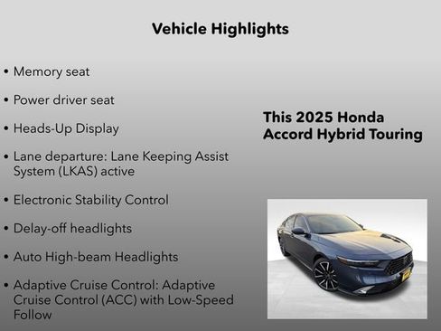 New 2025 Honda Accord Touring image 5