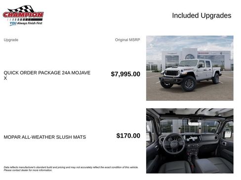 New 2026 Jeep Gladiator Mojave AWD/4WD image 6