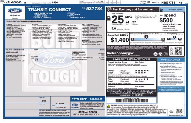 Used 2022 Ford Transit Connect XL FWD image 5