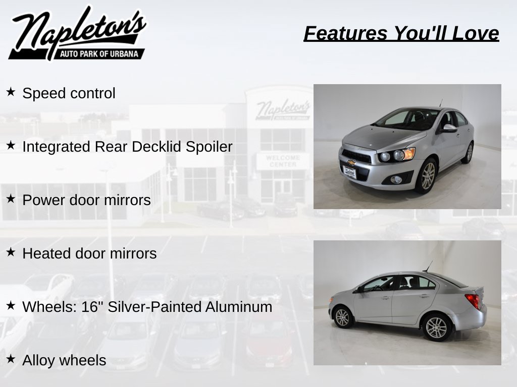 Used 2013 Chevrolet Sonic LT w/ Wheels and Fog Lamp Package FWD image 14